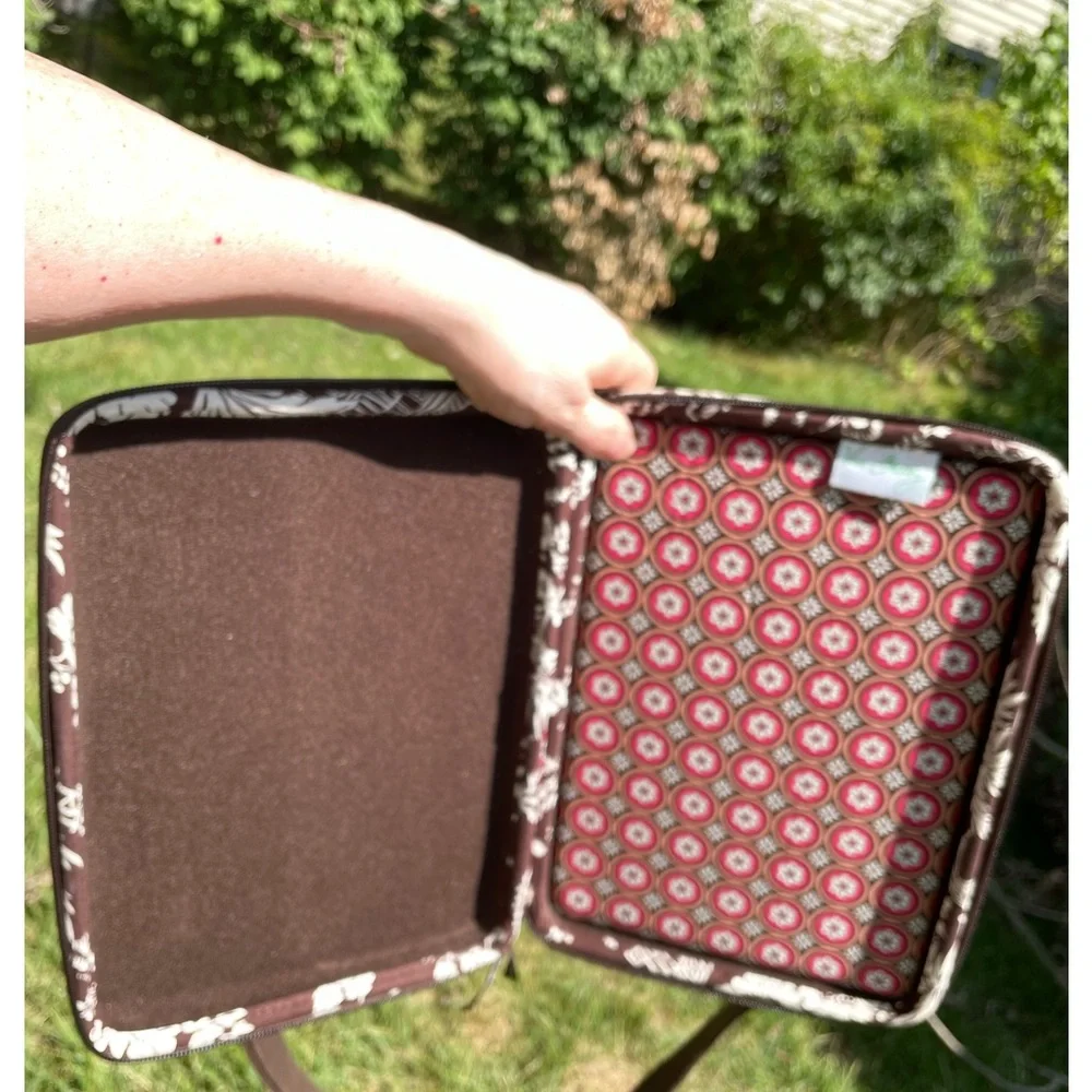 Vera Bradley's Imperial Style Quilted Cotton Covered Tablet/Briefcase